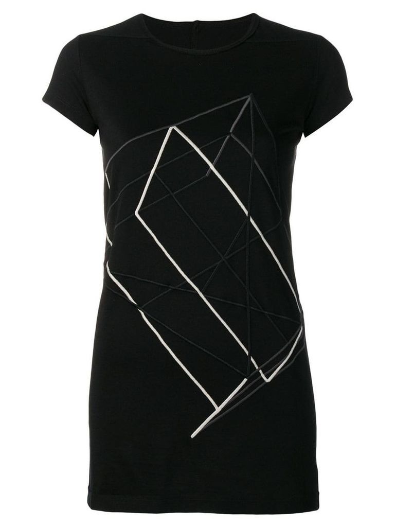 Rick Owens embroidered T-shirt - Black