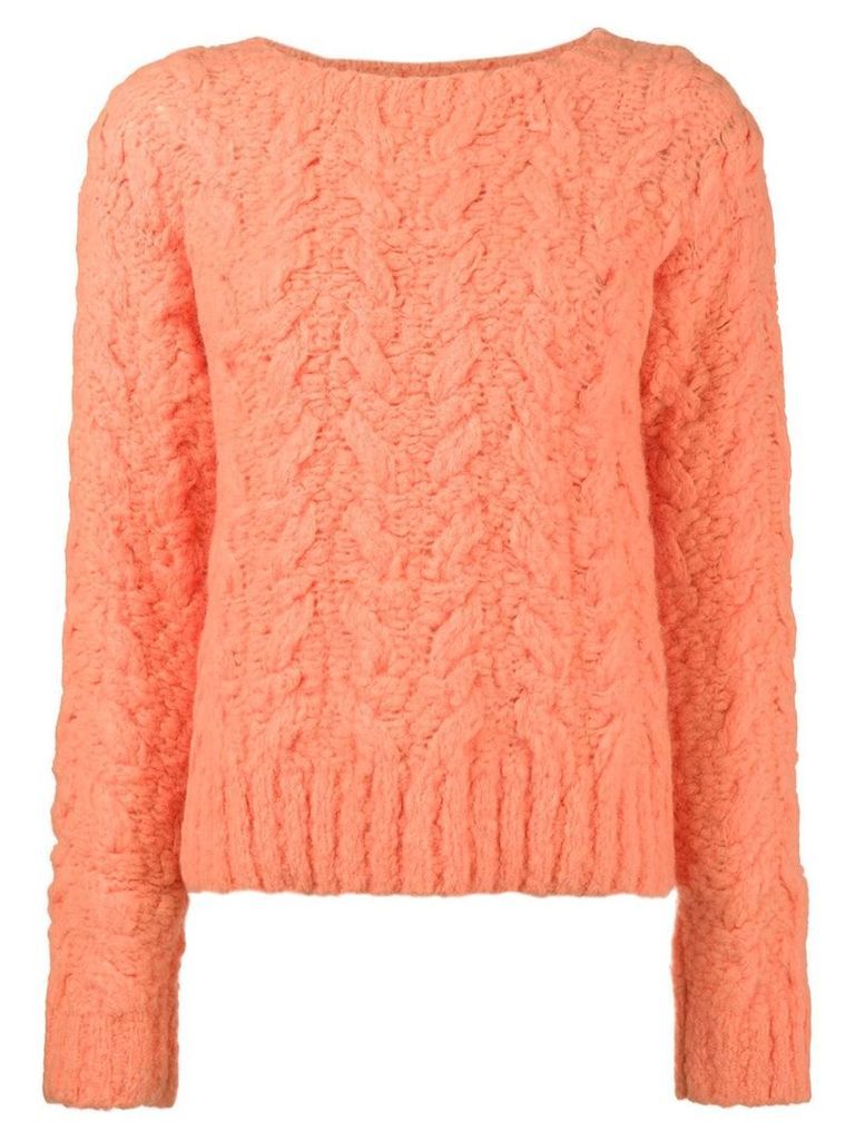 Sies Marjan cable knit jumper - Yellow