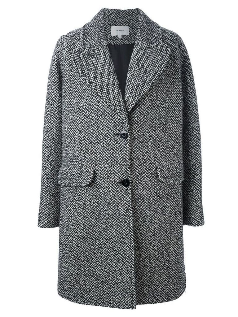 Carven single breasted coat - Black