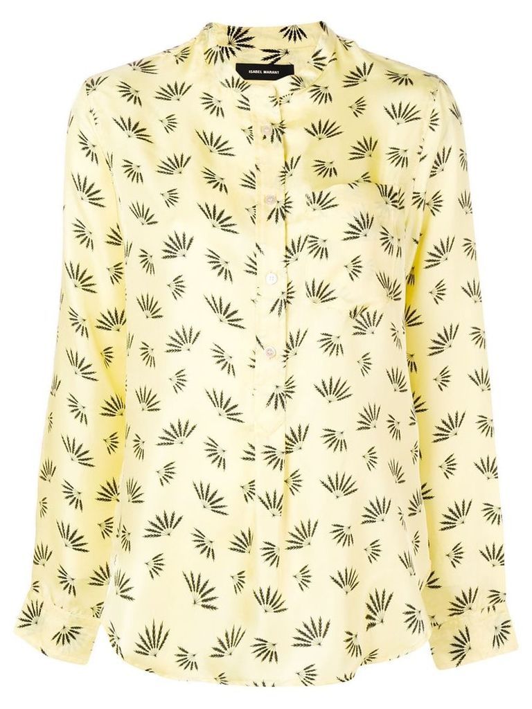 Isabel Marant patterned blouse - Yellow