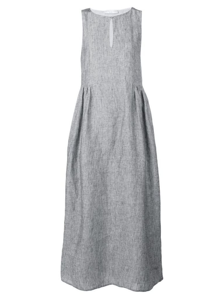 Fabiana Filippi long sleeveless dress - Grey