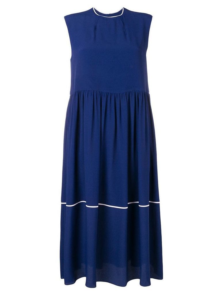 Marni sleeveless shift dress - Blue