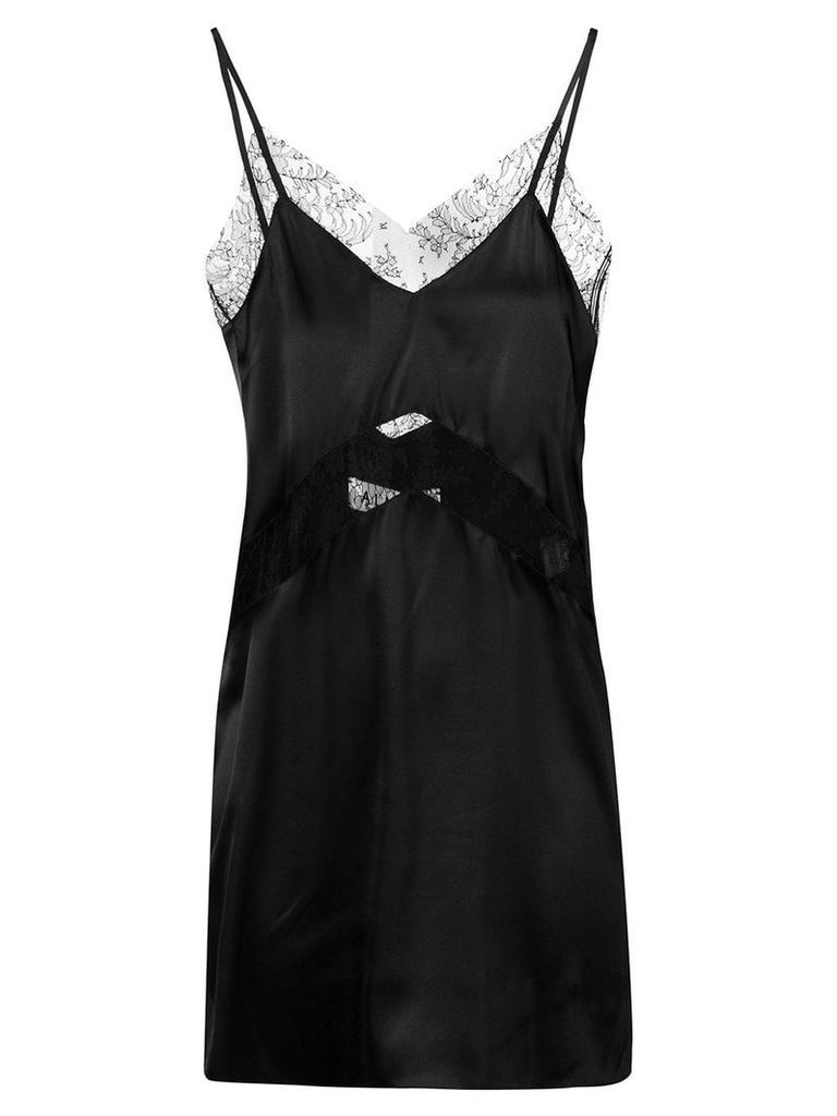 Almaz short lace dress - Black