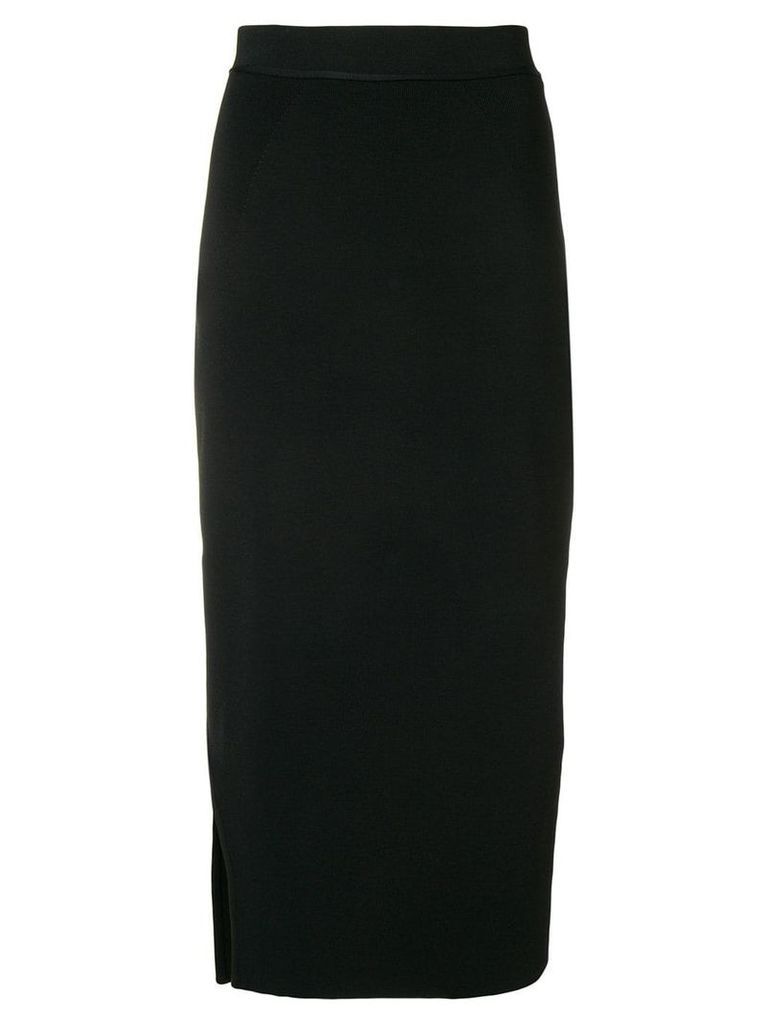 Victoria Beckham asymmetric pencil skirt - Black