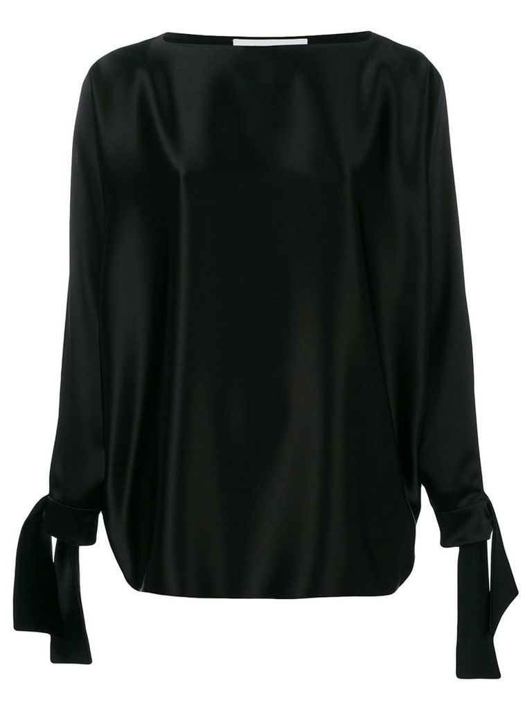 Gianluca Capannolo tied sleeves blouse - Black