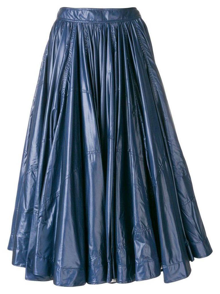 Calvin Klein 205W39nyc full gathered skirt - Blue