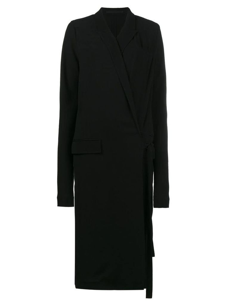 Haider Ackermann Mid-Length Wrap Dress - Black