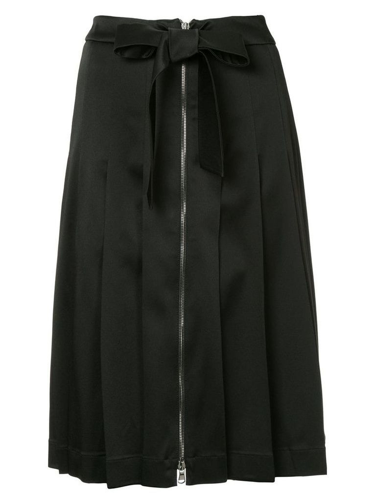 Moschino pleated midi skirt - Black