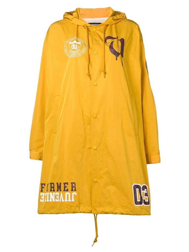 Undercover waterproof patch coat - Yellow