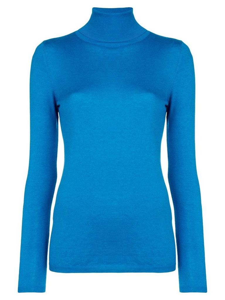 Snobby Sheep roll neck fine knit sweater - Blue