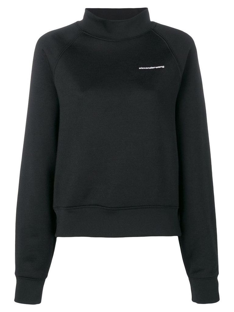 T By Alexander Wang funnel neck sweatshirt - Black