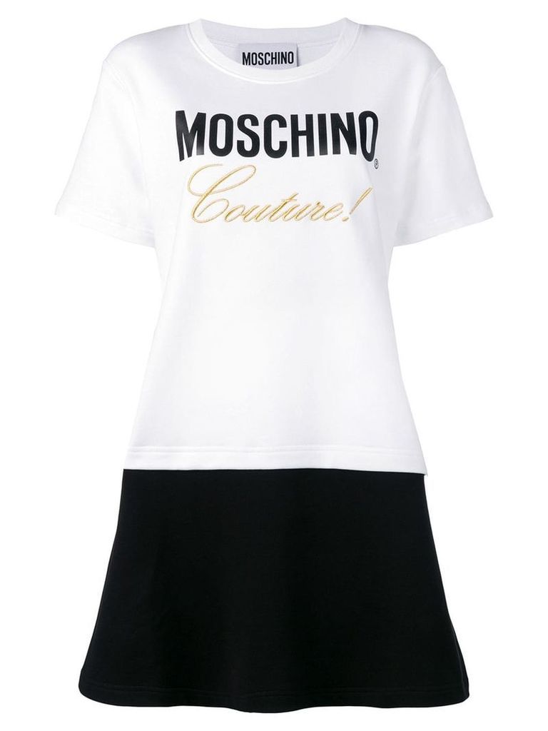Moschino logo print T-shirt - White