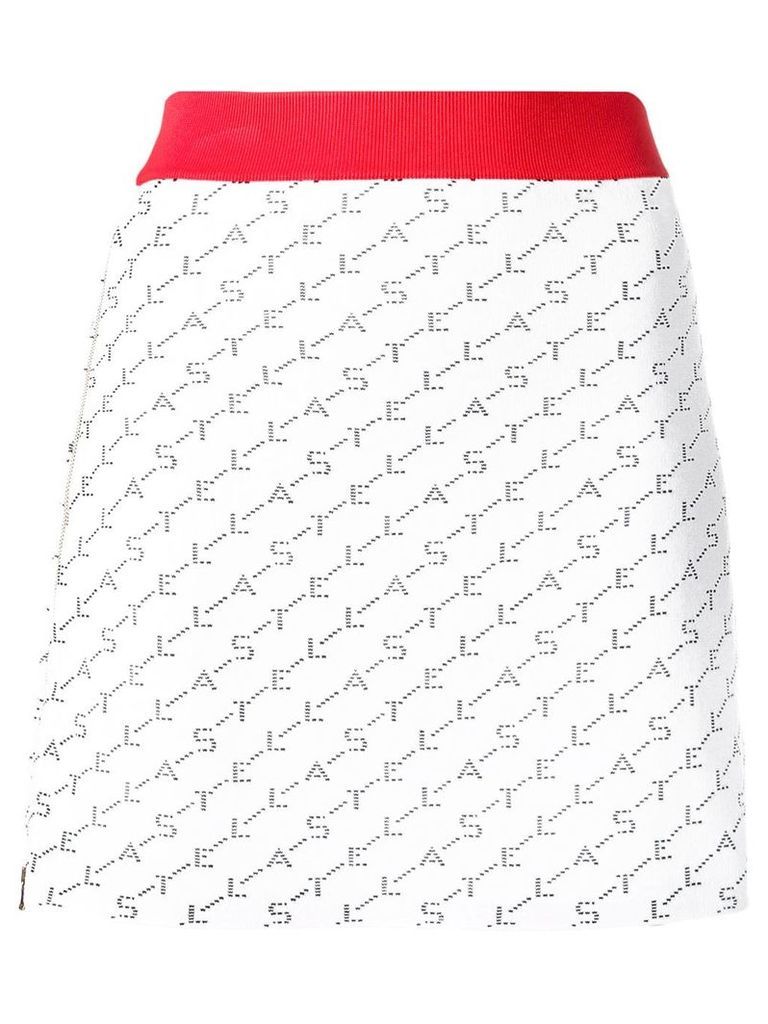 Stella McCartney A-line mini skirt - White