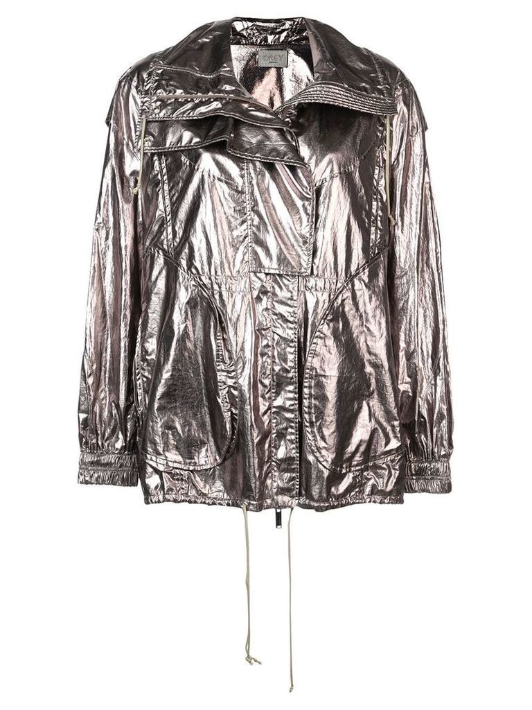 Jason Wu metallic structured jacket - Silver