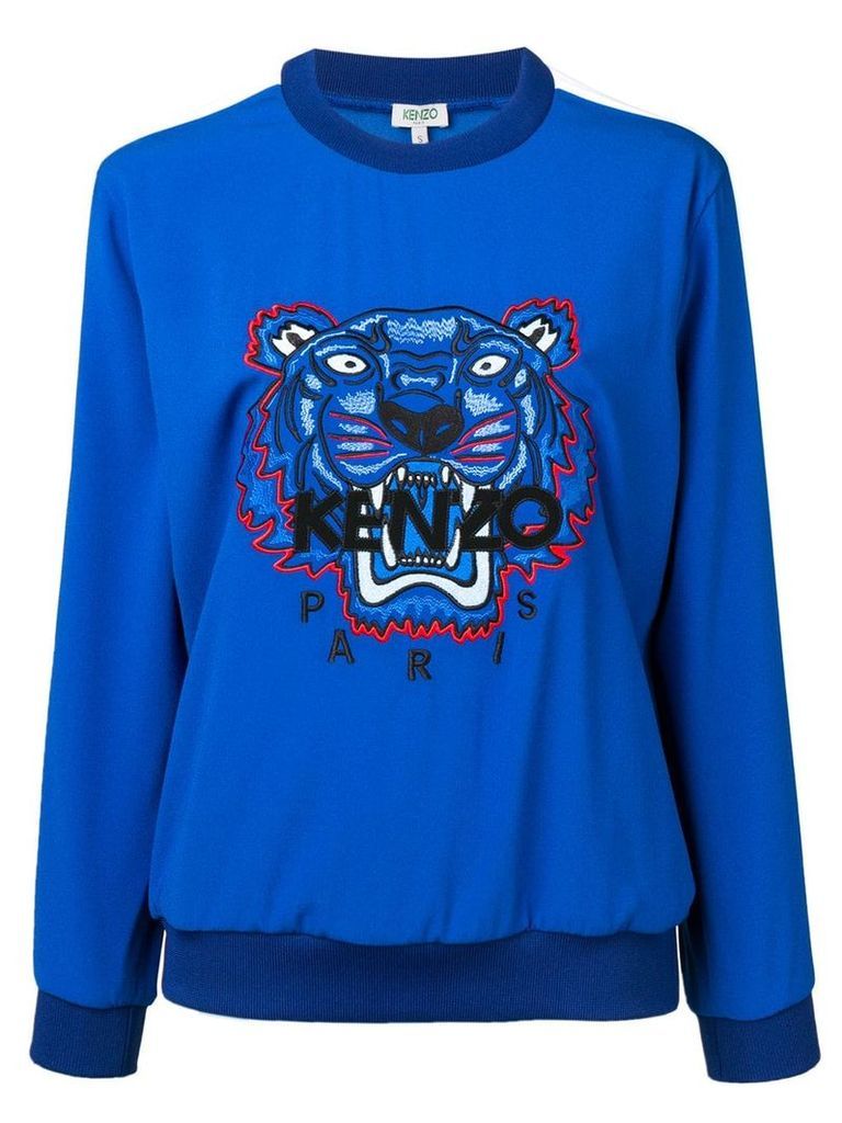Kenzo Tiger panelled sweatshirt - Blue