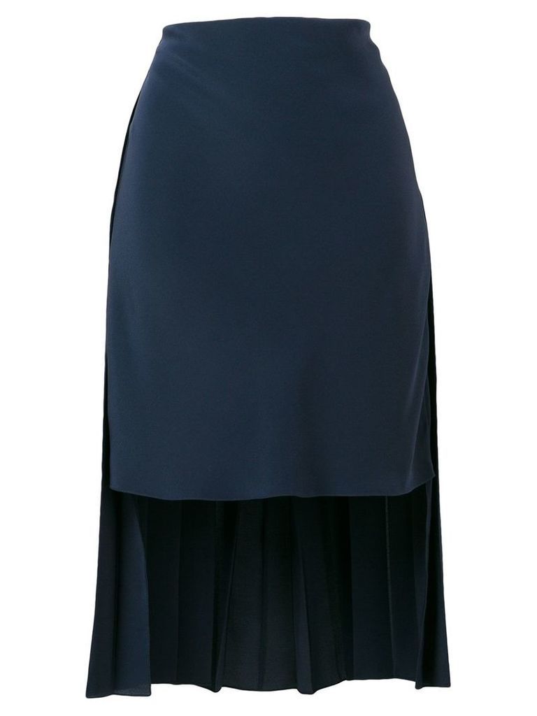 Chloé elongated back skirt - Blue