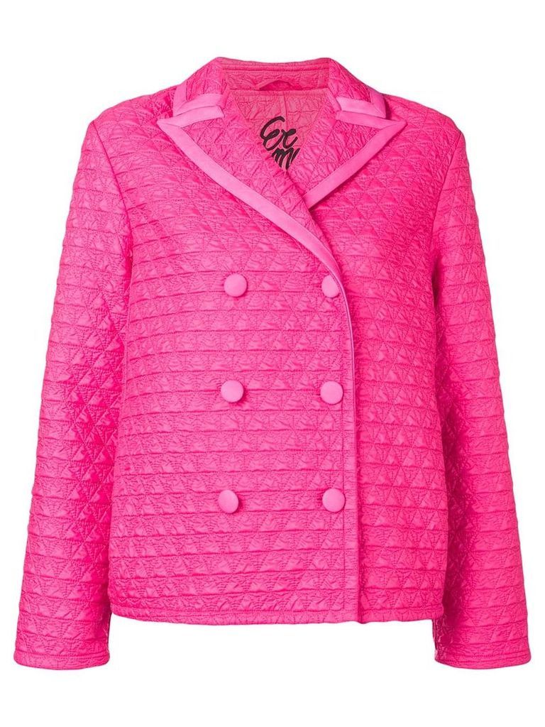 Ermanno Scervino cropped quilt jackey - PINK