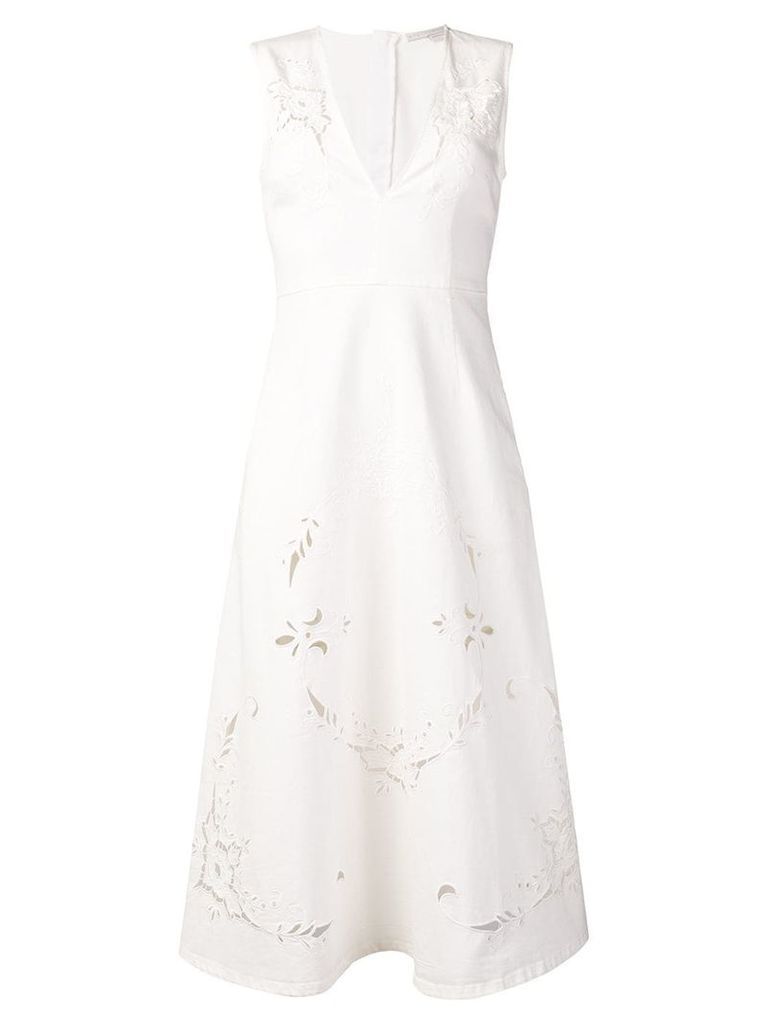 Stella McCartney cut-out detail dress - White