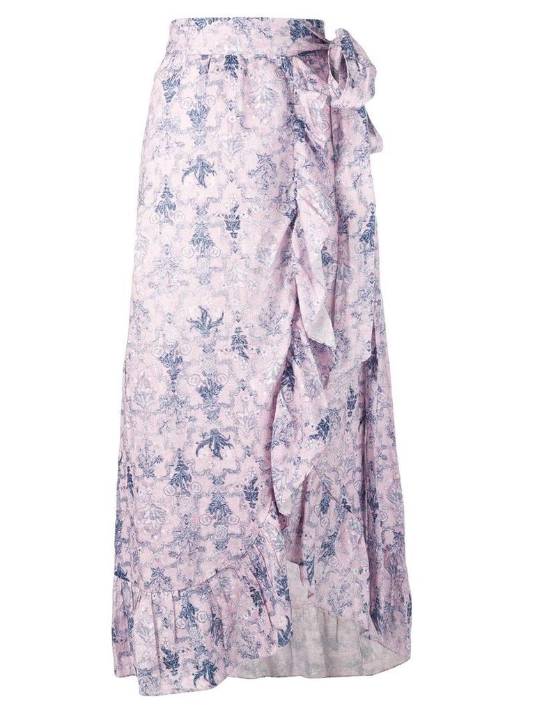 Isabel Marant Étoile Alda wrap skirt - PINK