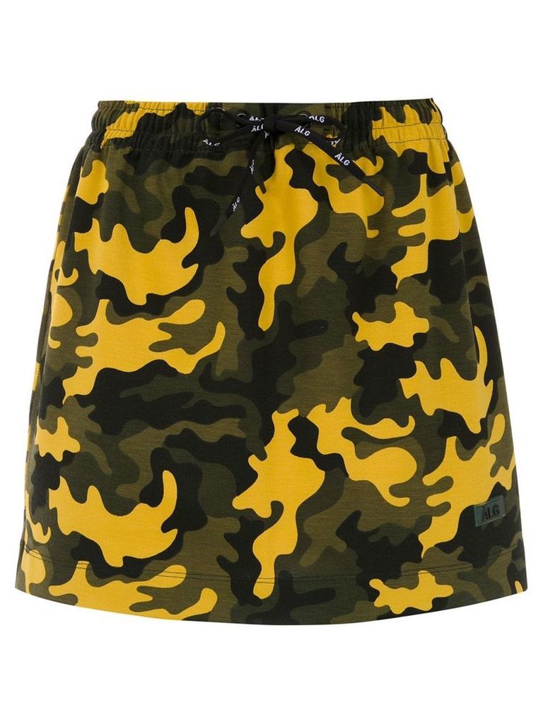 Àlg camouflage print skirt - Yellow