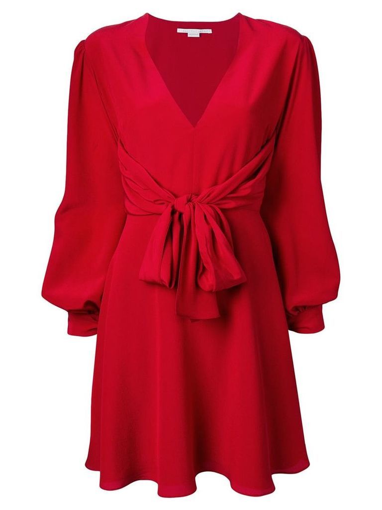 Stella McCartney tie waist dress - Red