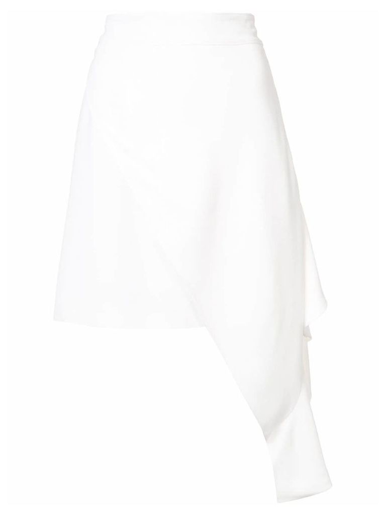 Calvin Klein 205W39nyc asymmetric skirt - White