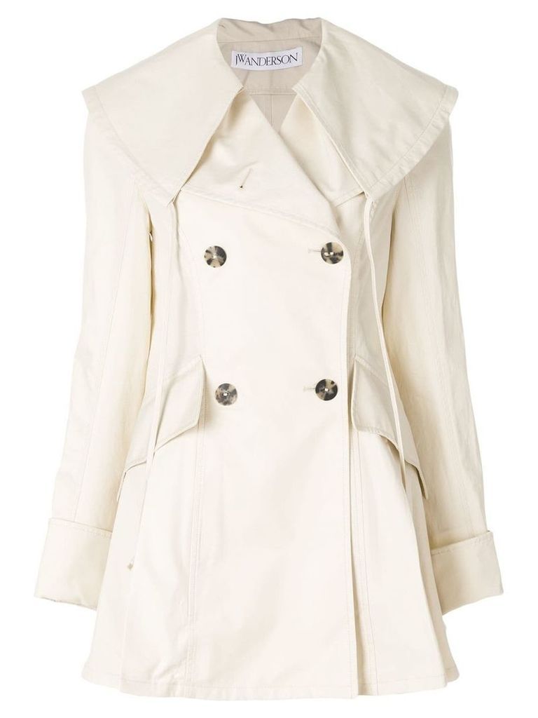 JW Anderson double breasted coat - NEUTRALS