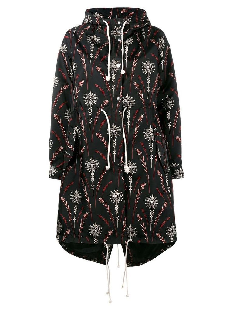 Creatures Of The Wind printed nylon parka - Black