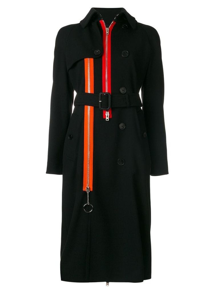 Givenchy zip detail trench coat - Black