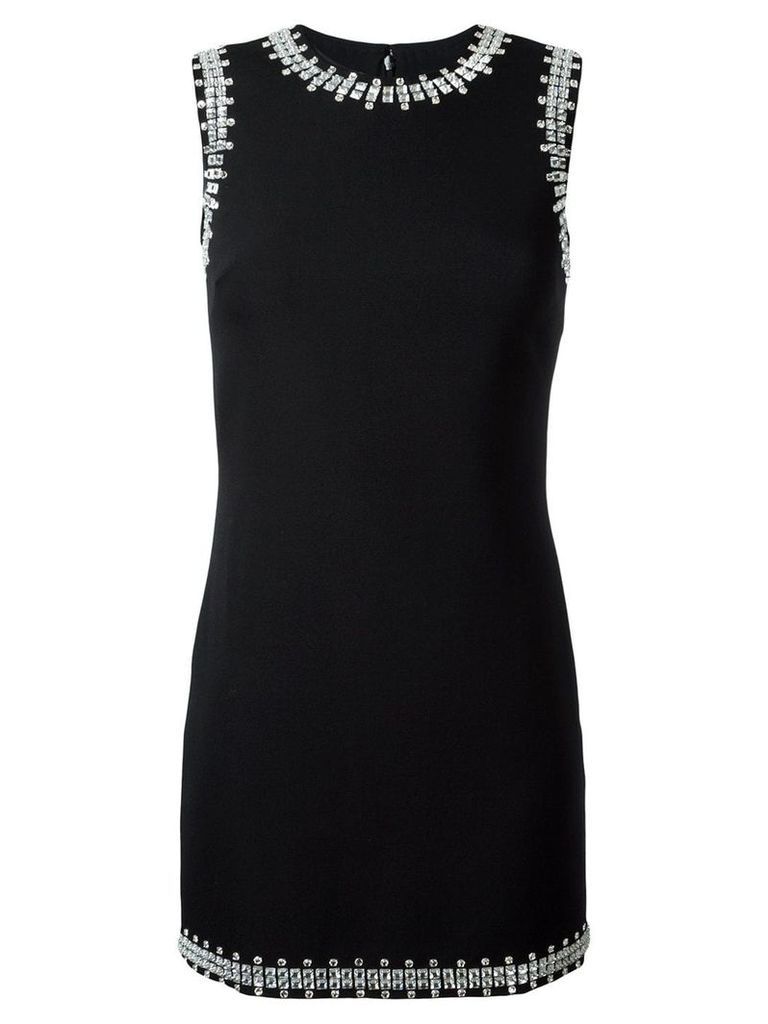 Givenchy embellished trim shift dress - Black