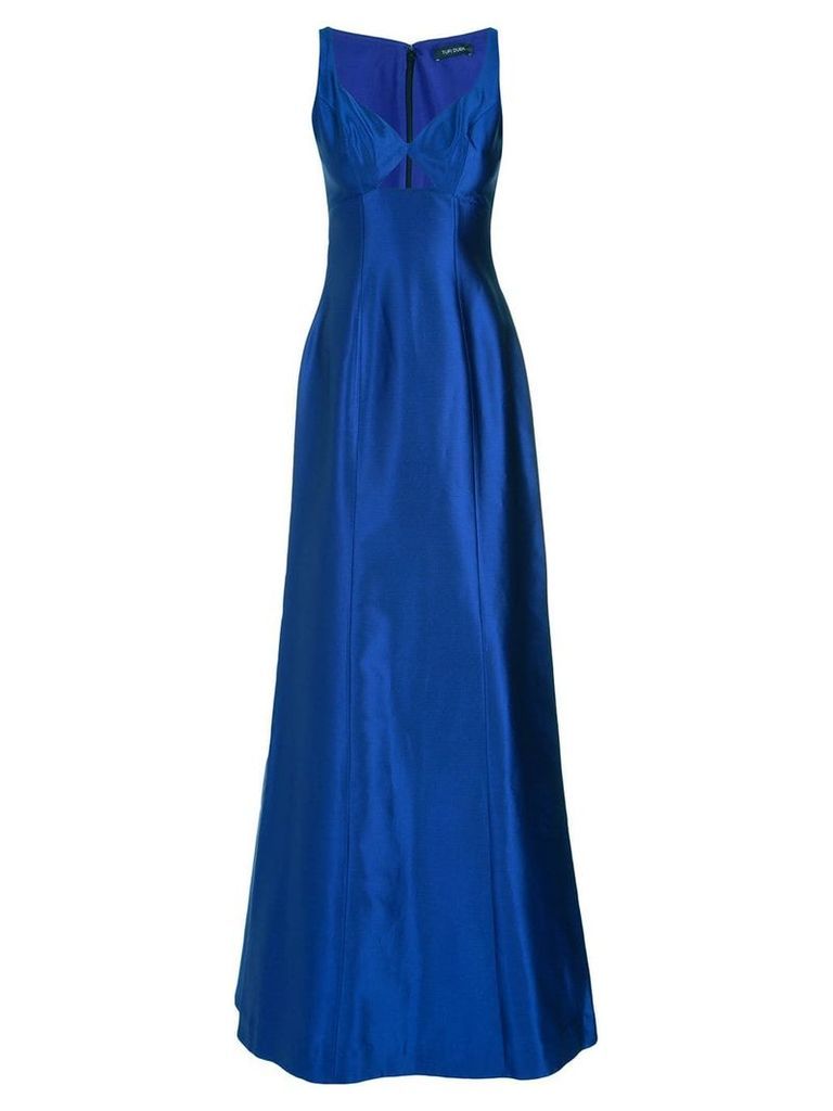 Tufi Duek silk gown - Blue