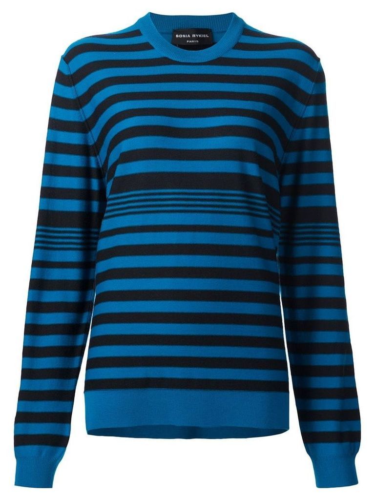 Sonia Rykiel striped pullover - Blue