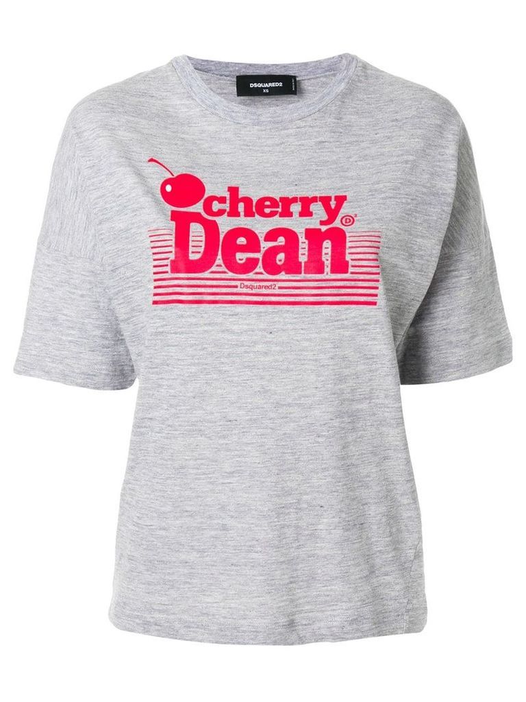 Dsquared2 Cherry Dean printed T-shirt - Grey