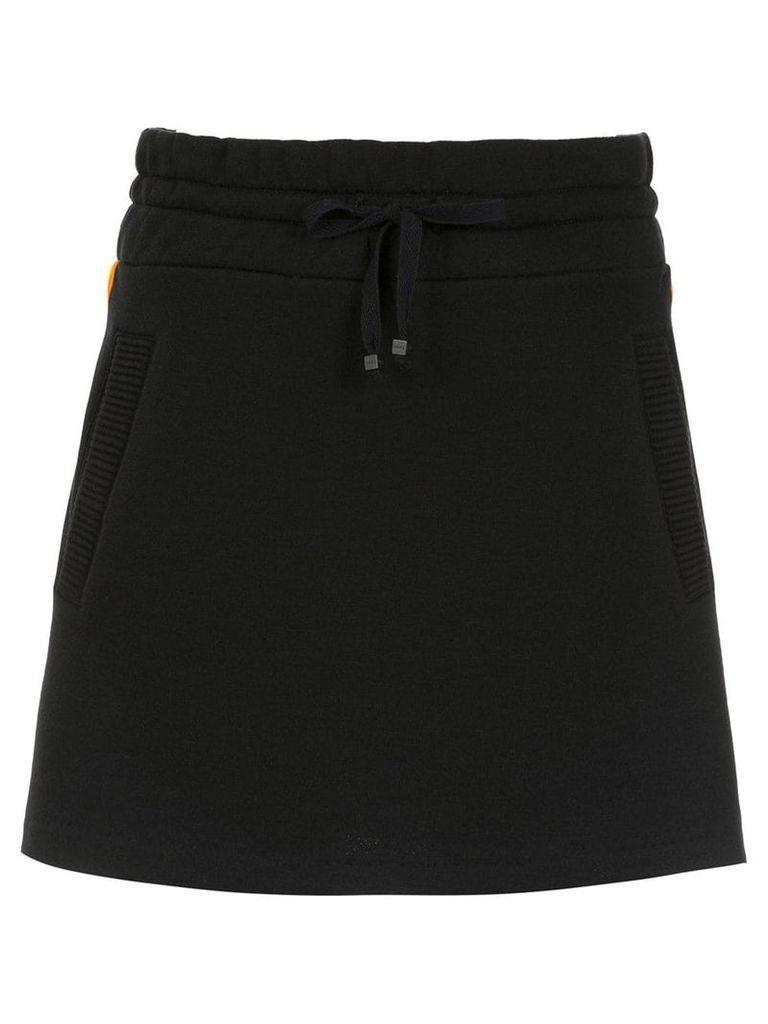 Andrea Bogosian stripe detail skirt - Black