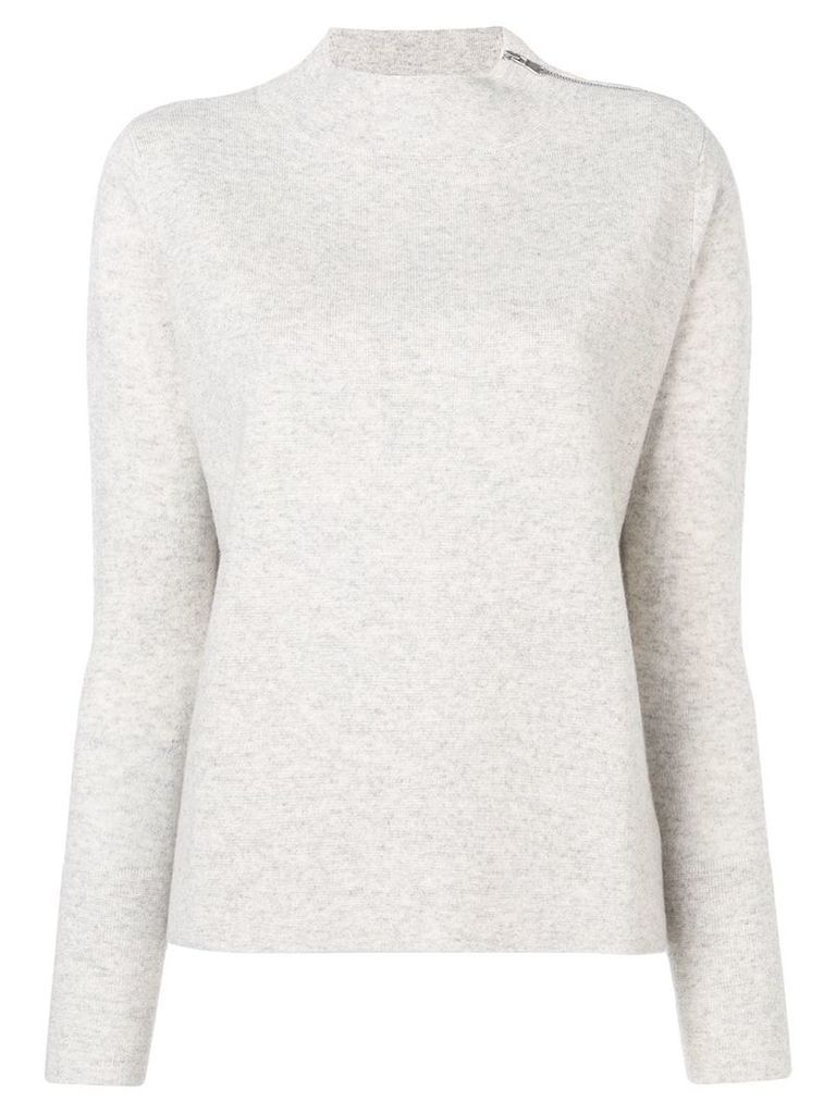 Allude round neck sweater - Grey