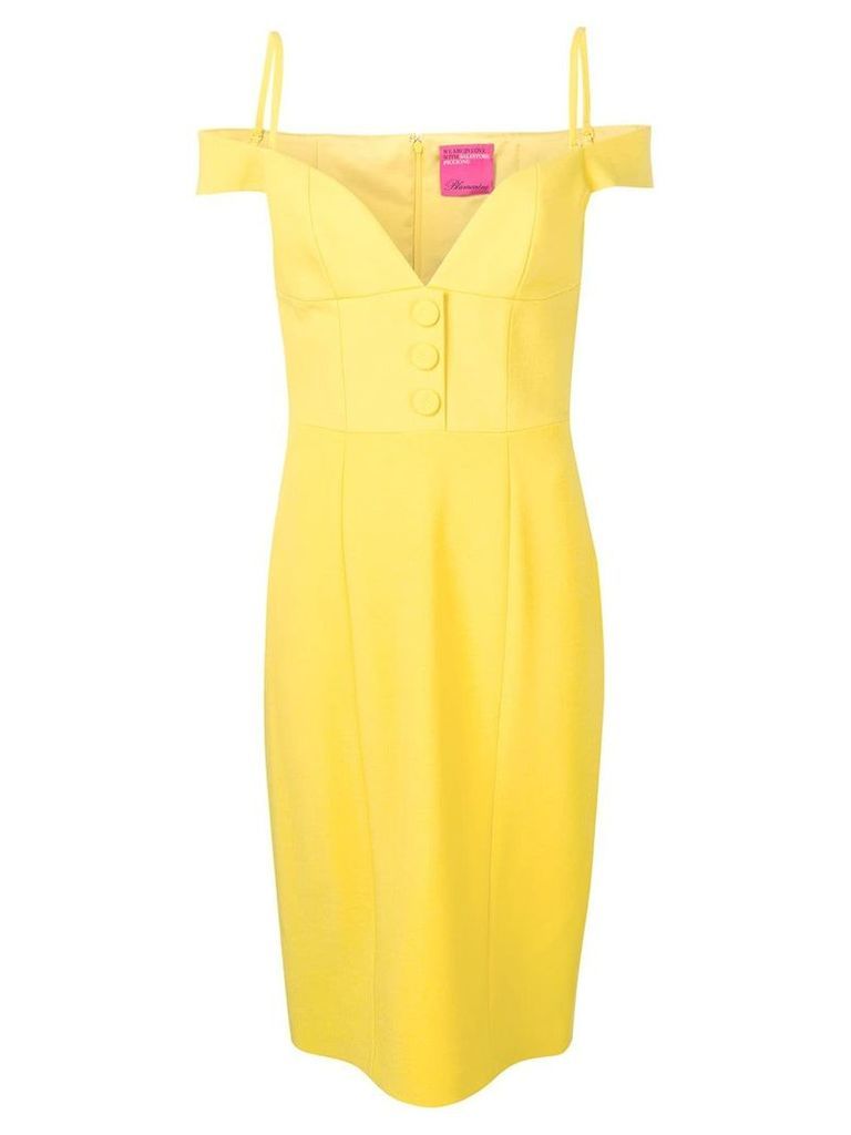 Blumarine bustier dress - Yellow