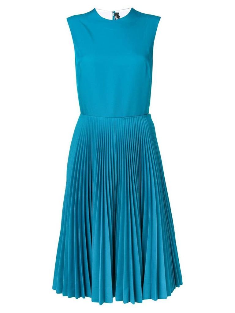Calvin Klein 205W39nyc sleeveless pleated dress - Blue