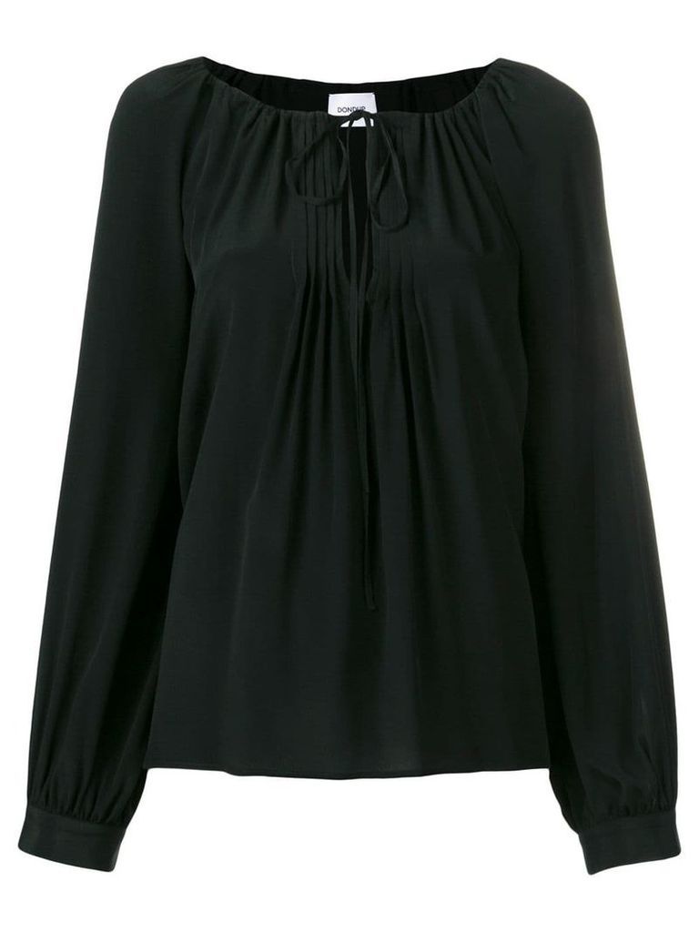 Dondup pleated detail blouse - Black