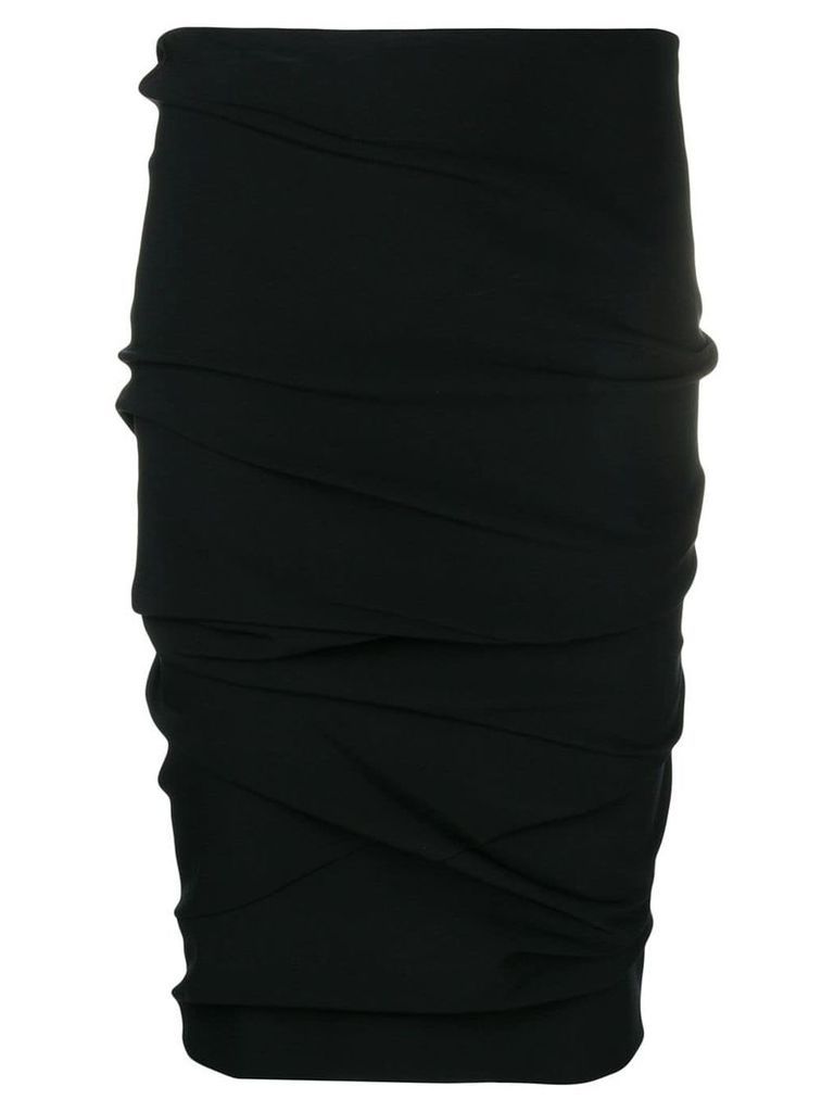 Tom Ford ruched pencil skirt - Black