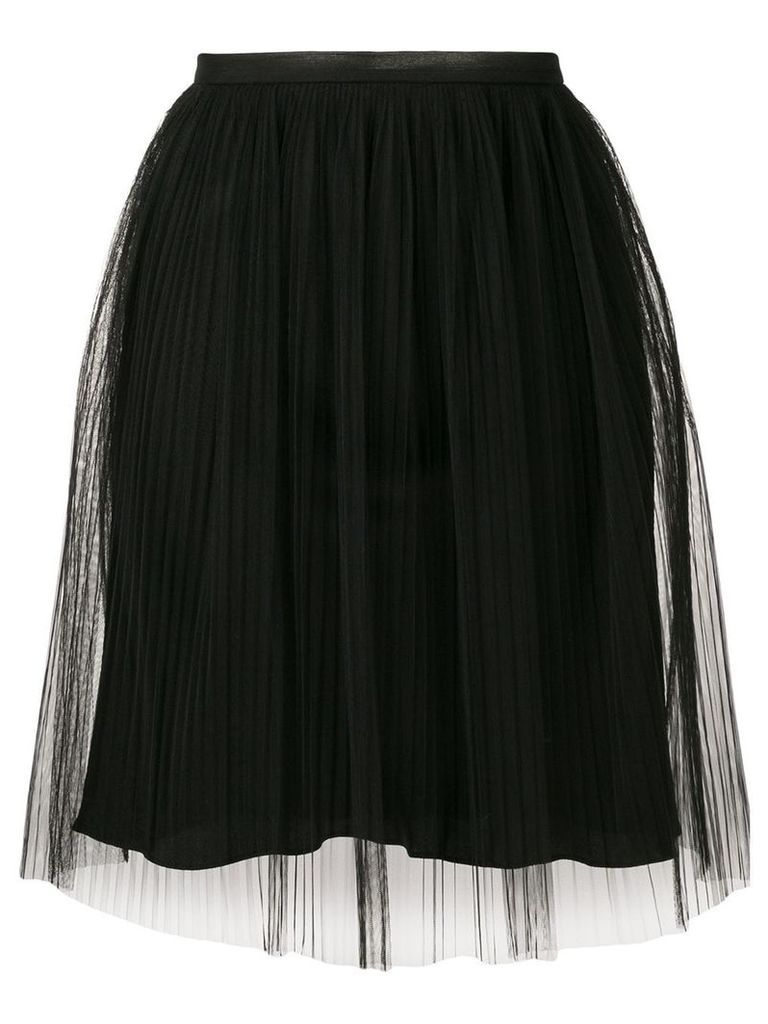 Maison Margiela layered gathered skirt - Black