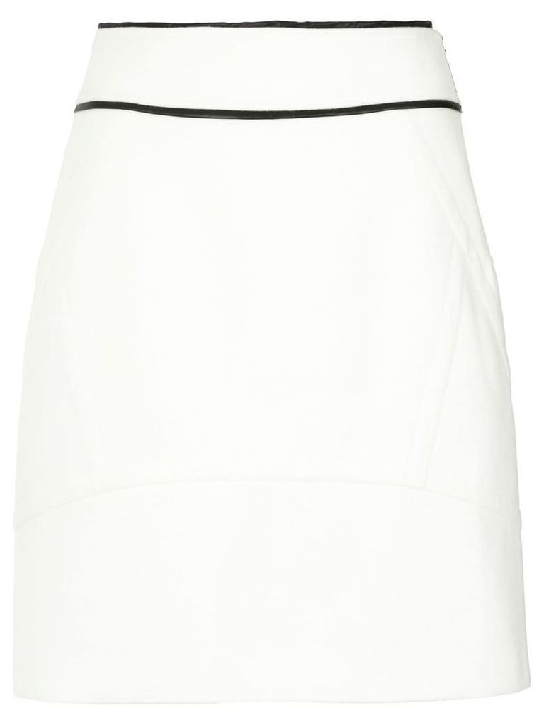 Olympiah Pumacahua a-line skirt - White
