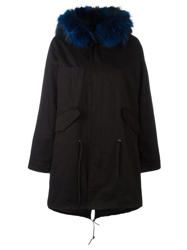 Liska hooded parka coat - Black