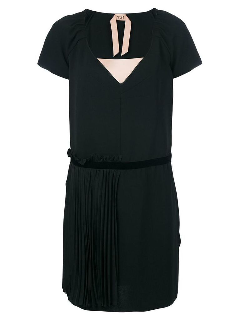 Nº21 V neck dress - Black