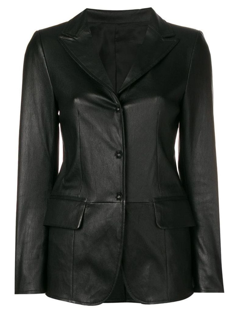 Sylvie Schimmel Lord press stud fitted jacket - Black