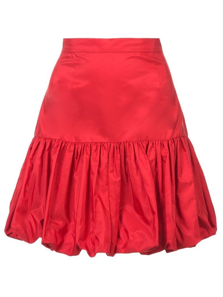 Stella McCartney taffeta peplum skirt - Red