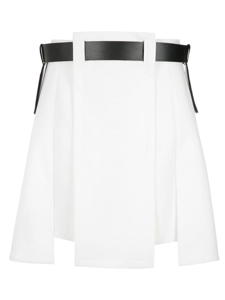 Gloria Coelho asymmetric belted skirt - 3221