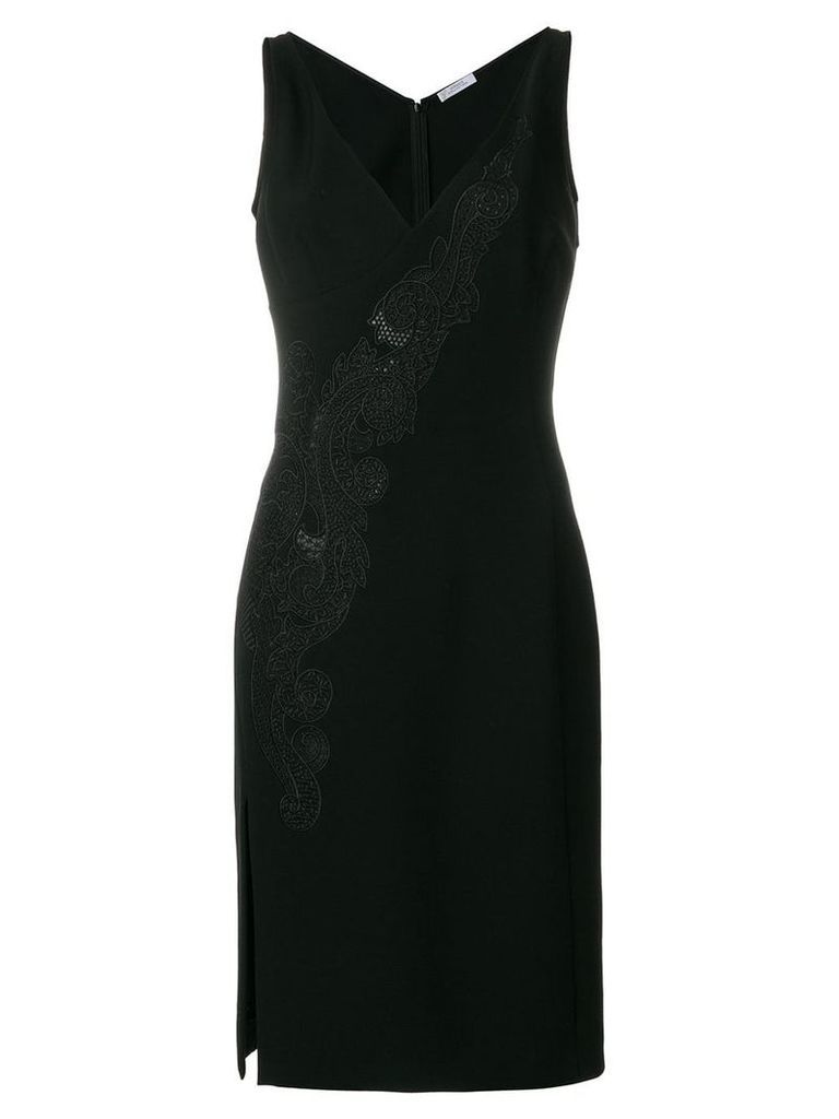 Versace Collection lace insert dress - Black