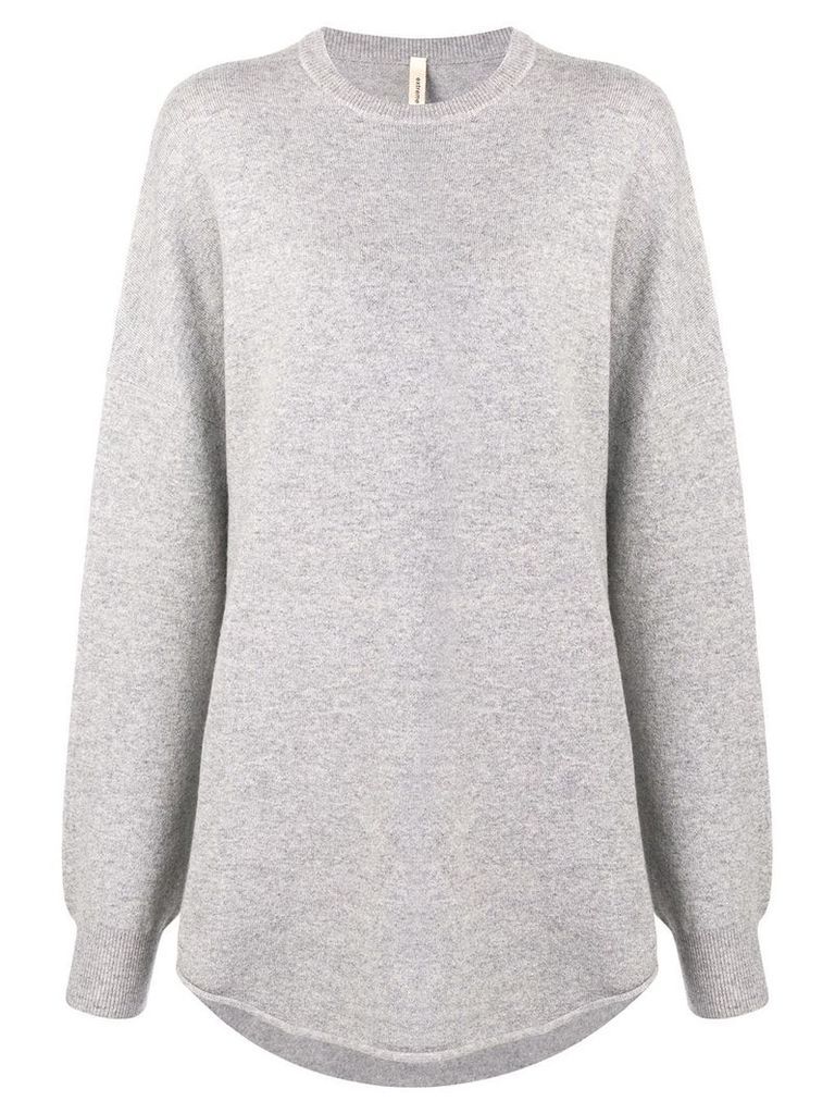 Extreme Cashmere oversized long-sleeve sweater - Grey