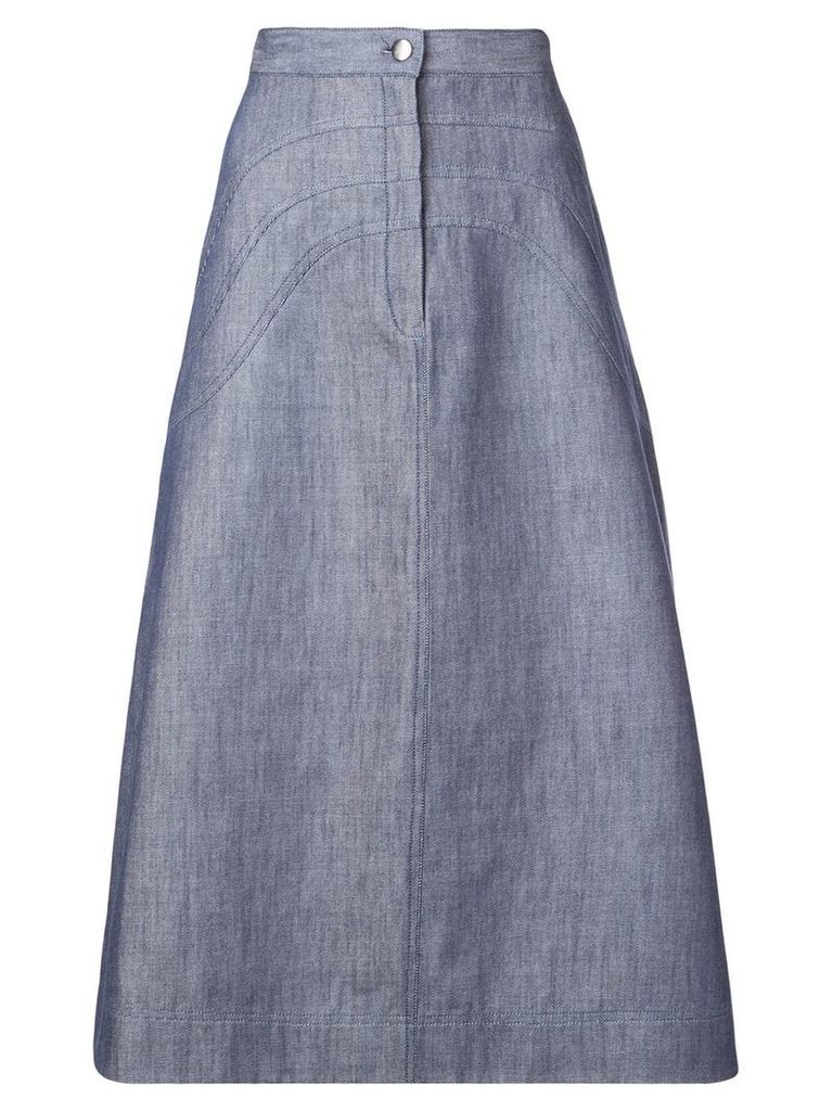 Jill Stuart A-line denim skirt - Blue