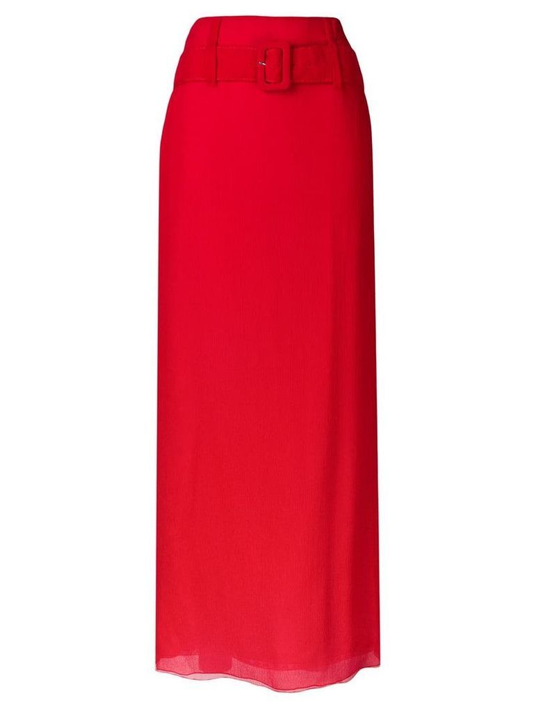 Prada Chiffon skirt - Red